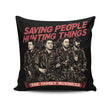 Hunting Ghosts - Throw Pillow