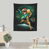 Hunting in Space - Wall Tapestry