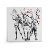 Huntrix Sumi-e - Canvas Print