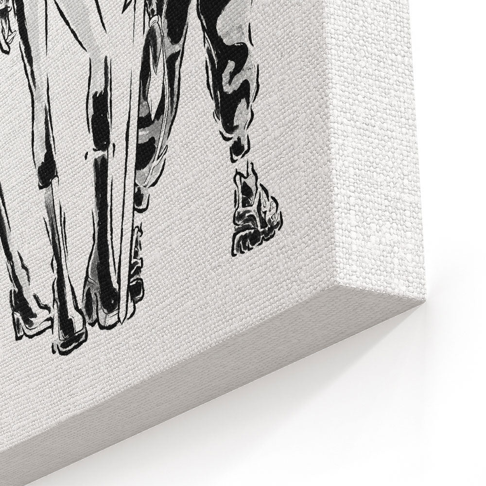 Huntrix Sumi-e - Canvas Print