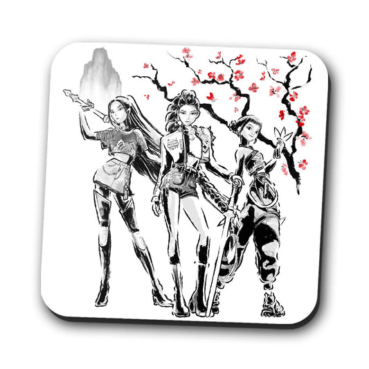 Huntrix Sumi-e - Coasters