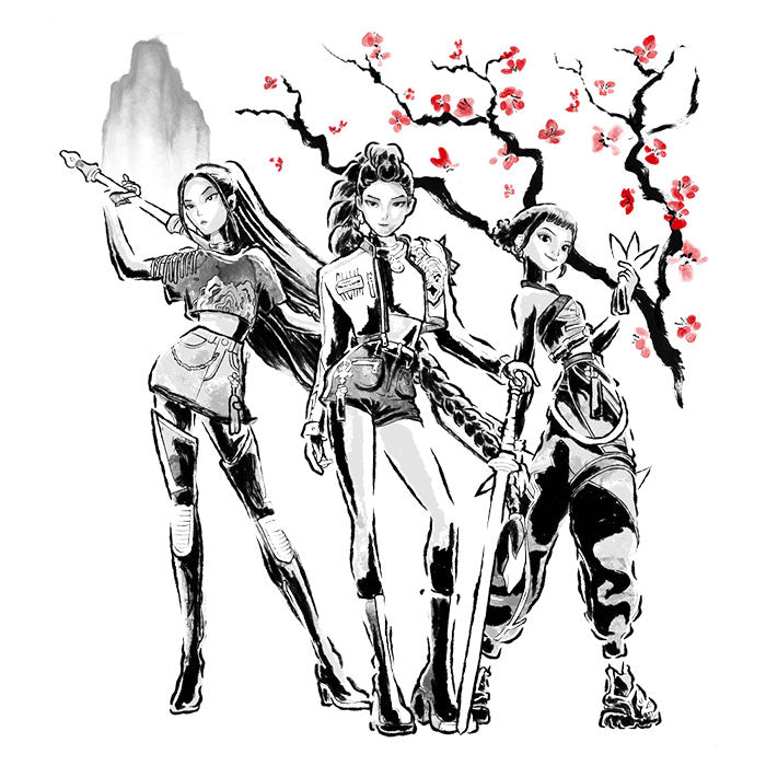 Huntrix Sumi-e - Tote Bag