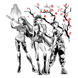 Huntrix Sumi-e - Shower Curtain