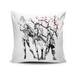 Huntrix Sumi-e - Throw Pillow