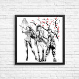 Huntrix Sumi-e - Posters & Prints