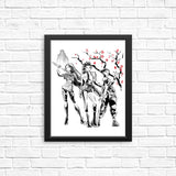 Huntrix Sumi-e - Posters & Prints