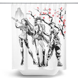 Huntrix Sumi-e - Shower Curtain