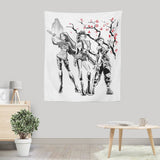 Huntrix Sumi-e - Wall Tapestry