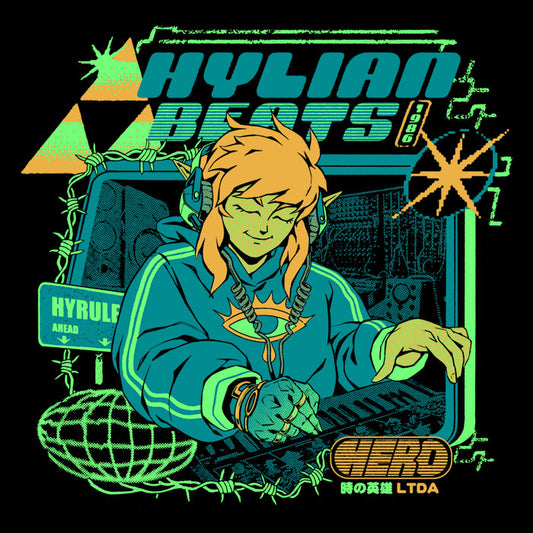 Hylian Beats - Throw Pillow