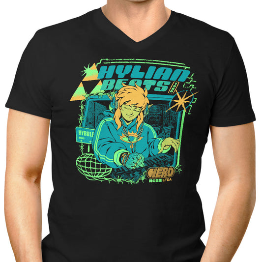 Hylian Beats - Men's V-Neck