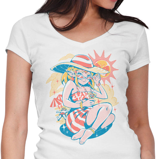 Hylian Summer - Women's V-Neck