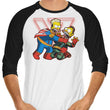I Am God You Little - 3/4 Sleeve Raglan T-Shirt