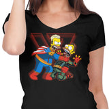 I Am God You Little - Women's V-Neck