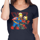 I Am God You Little - Women's V-Neck