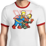 I Am God You Little - Ringer T-Shirt