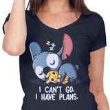 I Can't Go - Women's V-Neck