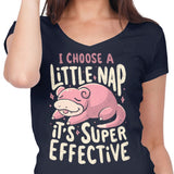 I Choose a Little Nap - Women's V-Neck
