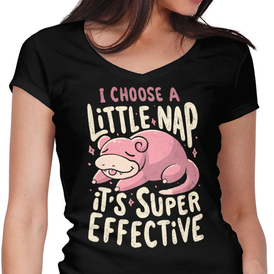 I Choose a Little Nap - Women's V-Neck