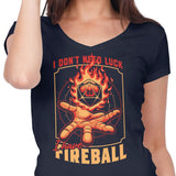I Don't Need Luck - Women's V-Neck