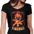 I Don't Need Luck - Women's V-Neck
