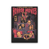 I Freaking Love Horror Movies - Canvas Print