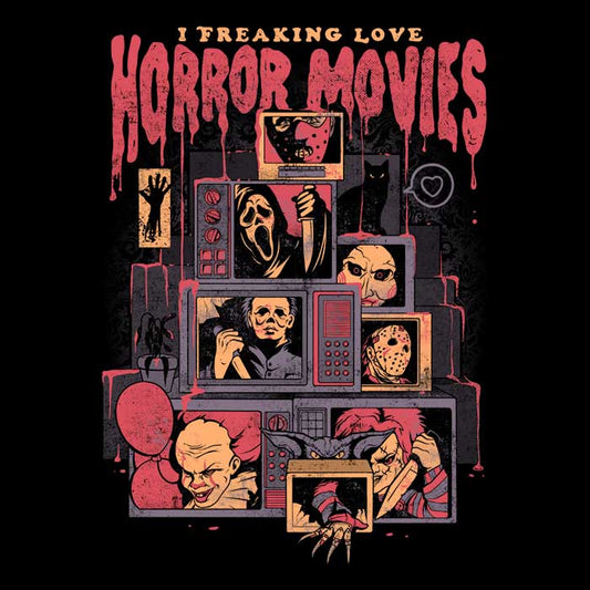 I Freaking Love Horror Movies - Tote Bag