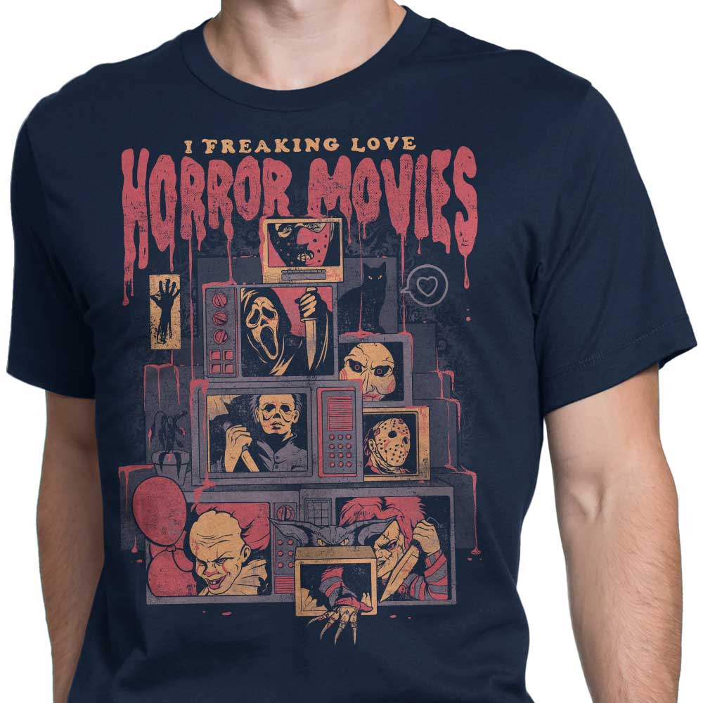 I Freaking Love Horror Movies - Men's Apparel