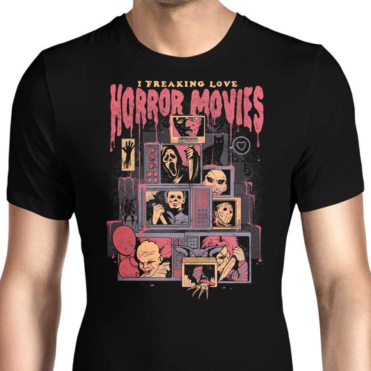 I Freaking Love Horror Movies - Men's Apparel