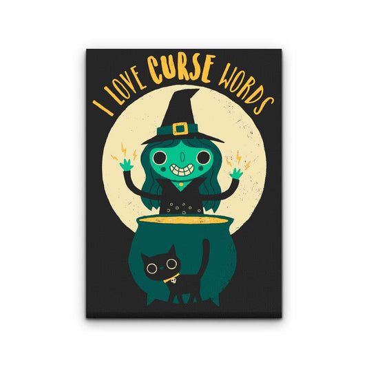 I Love Curse Words - Canvas Print