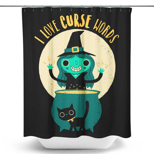 I Love Curse Words - Shower Curtain