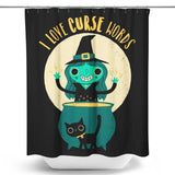 I Love Curse Words - Shower Curtain