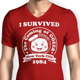 I Survived Gozer - Men's V-Neck