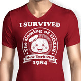I Survived Gozer - Men's V-Neck