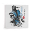 Ice Warrior Sumi-e - Canvas Print
