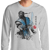 Ice Warrior Sumi-e - Long Sleeve T-Shirt