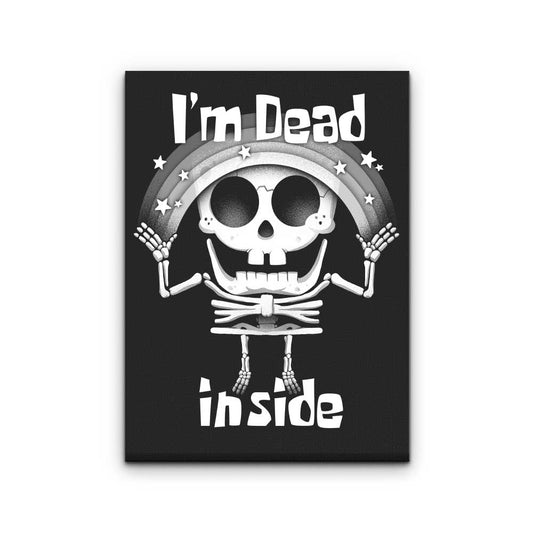 I'm Dead Inside - Canvas Print