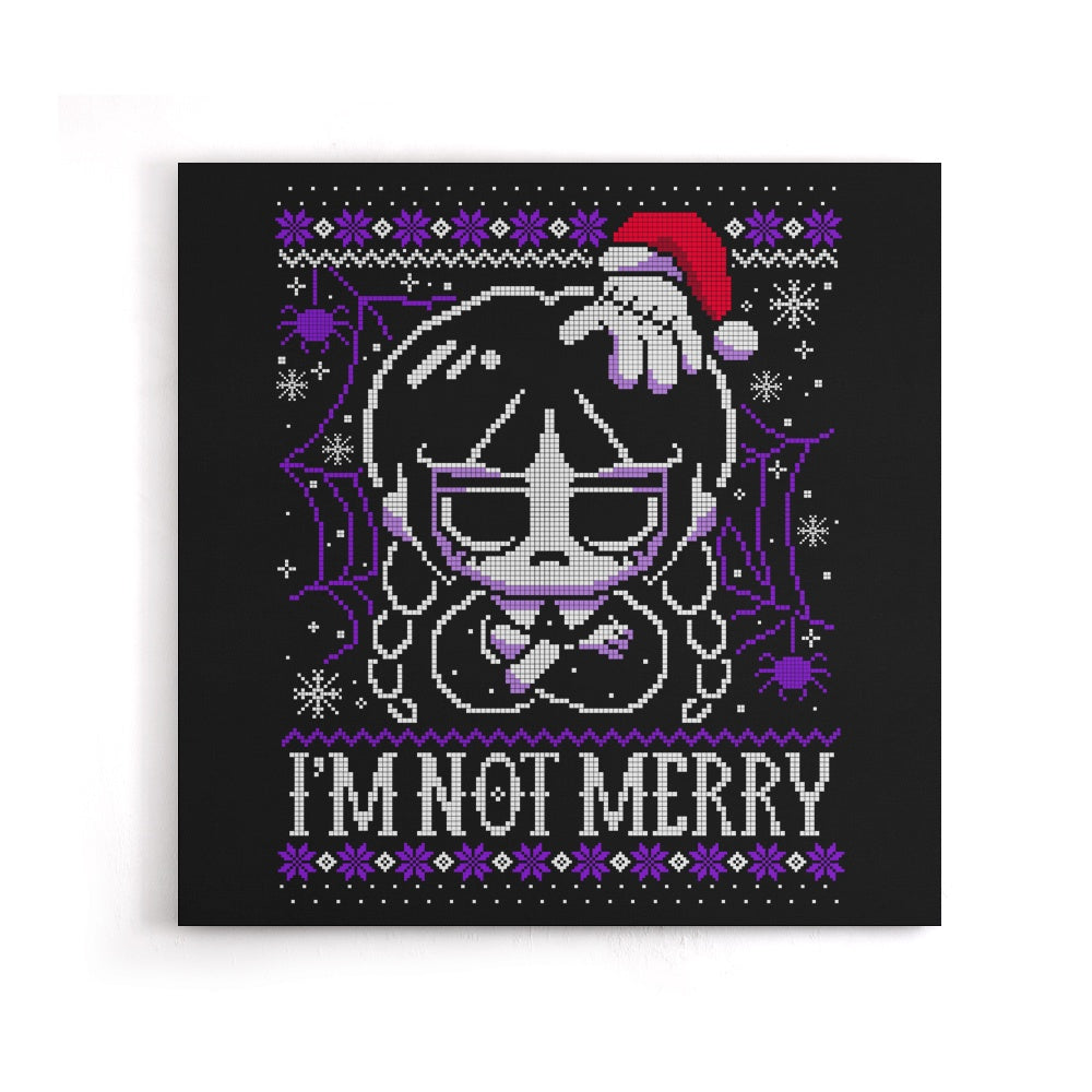I'm Not Merry - Canvas Print