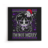 I'm Not Merry - Canvas Print