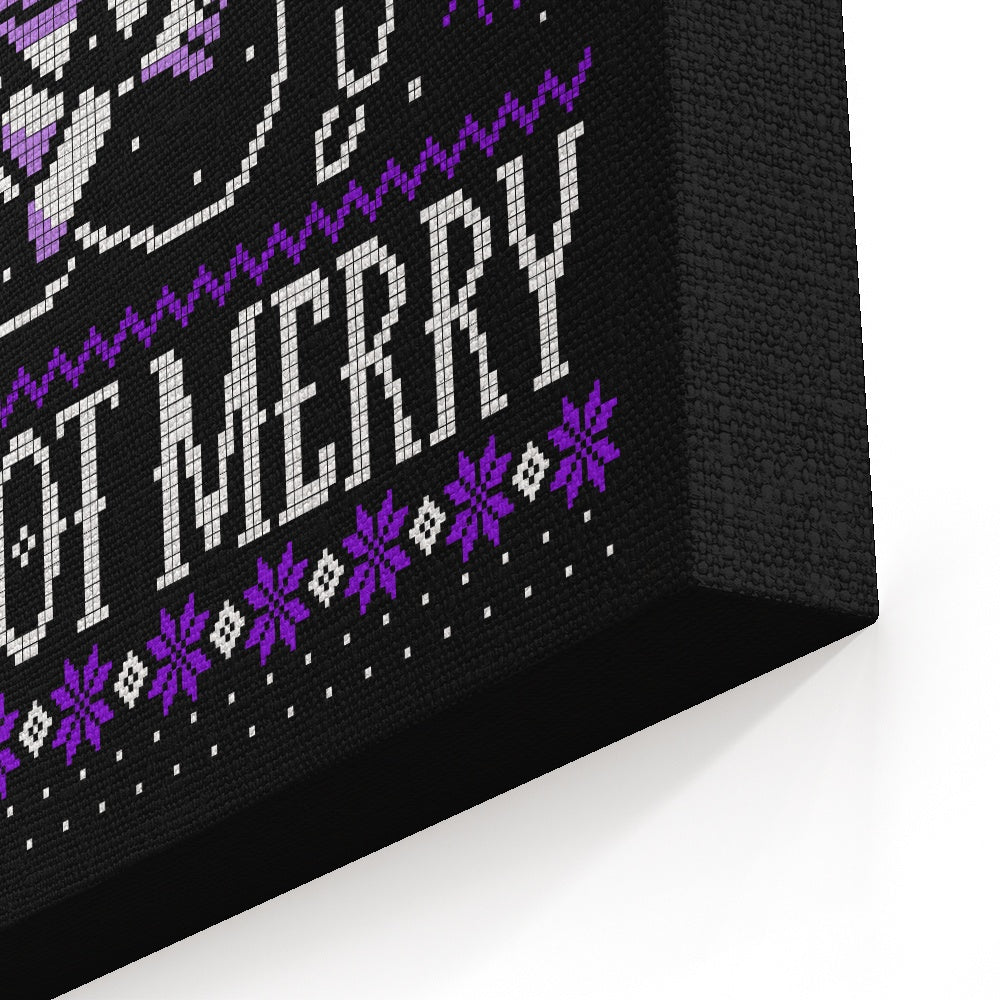 I'm Not Merry - Canvas Print