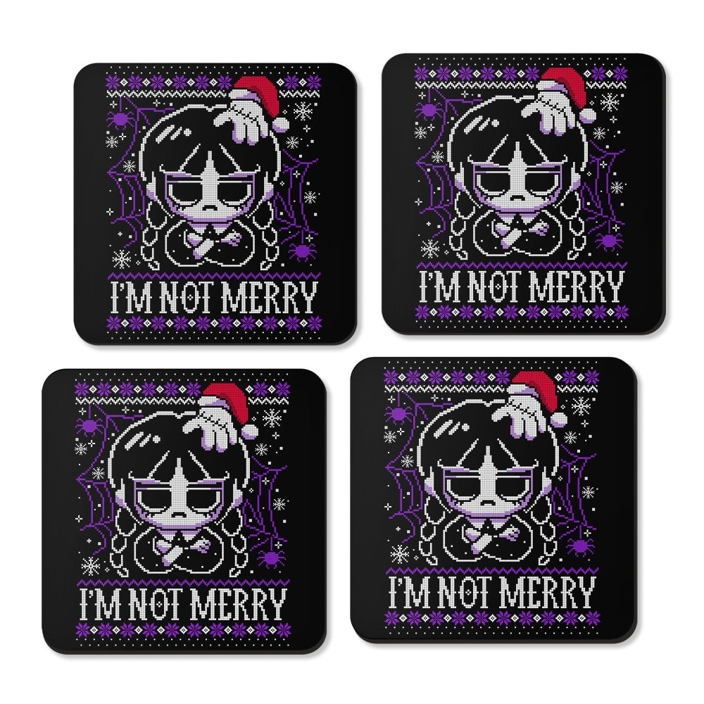 I'm Not Merry - Coasters