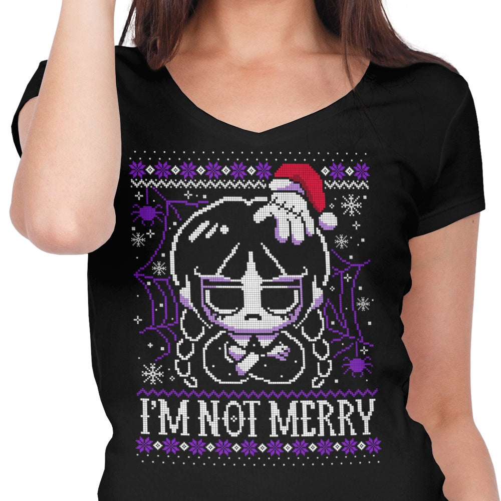 I'm Not Merry - Women's V-Neck