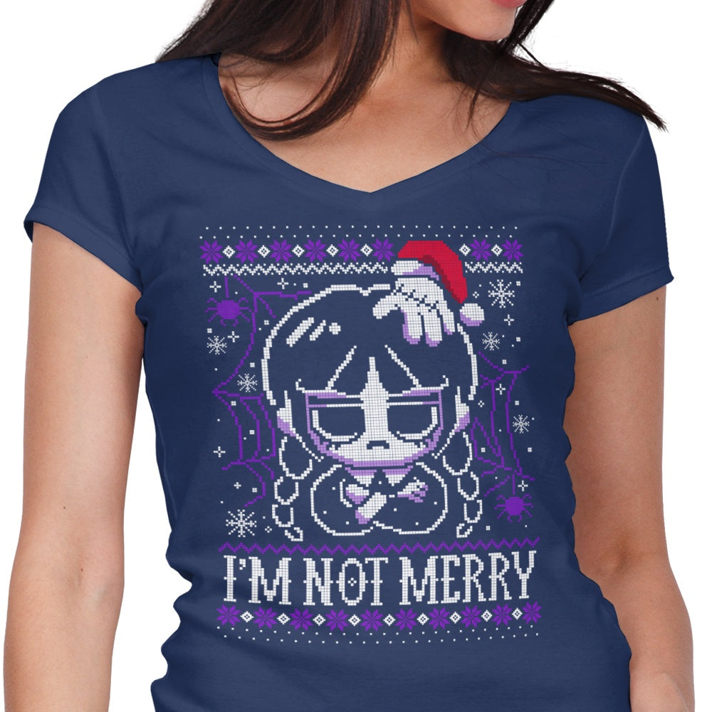 I'm Not Merry - Women's V-Neck