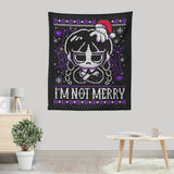 I'm Not Merry - Wall Tapestry
