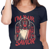 I'm Your Savior - Women's V-Neck