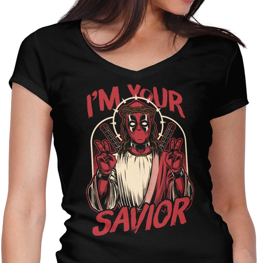 I'm Your Savior - Women's V-Neck