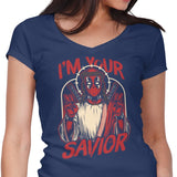 I'm Your Savior - Women's V-Neck