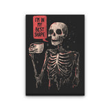 In My Best Shape - Canvas Print