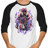 In the Hand of Madness - 3/4 Sleeve Raglan T-Shirt