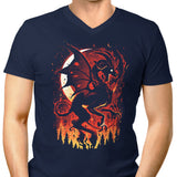 Infernal Flight - Men's V-Neck