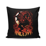 Infernal Flight - Throw Pillow